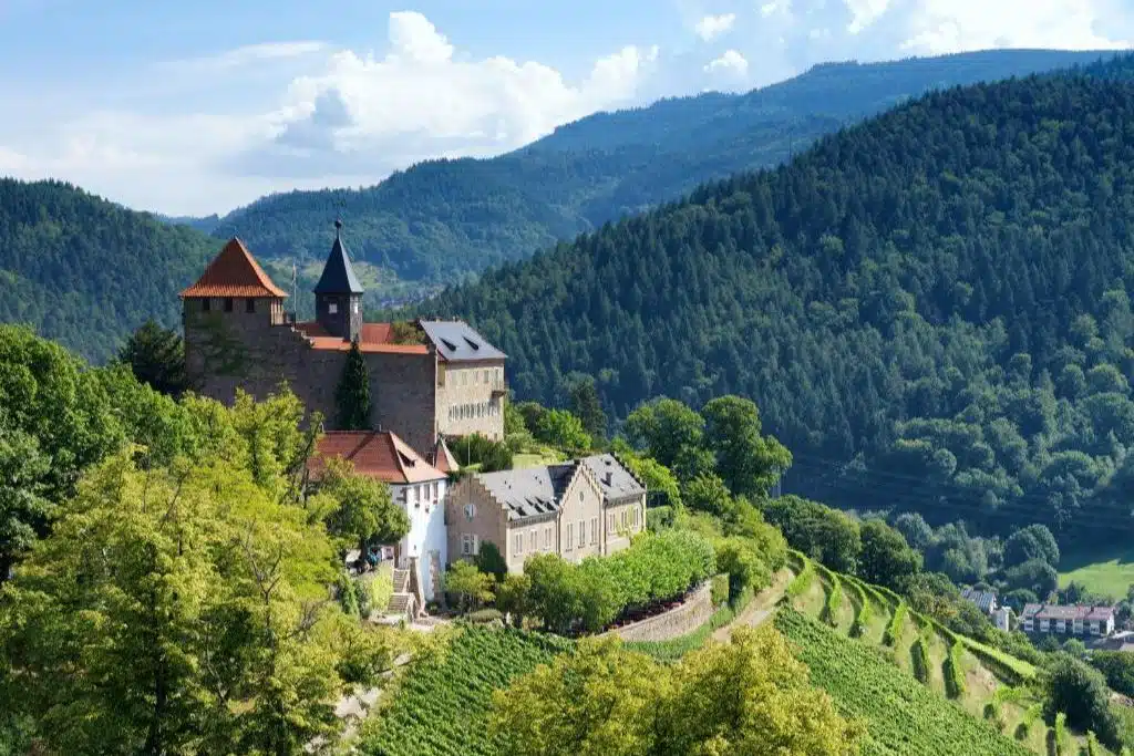 Vue générale du château Eberstein