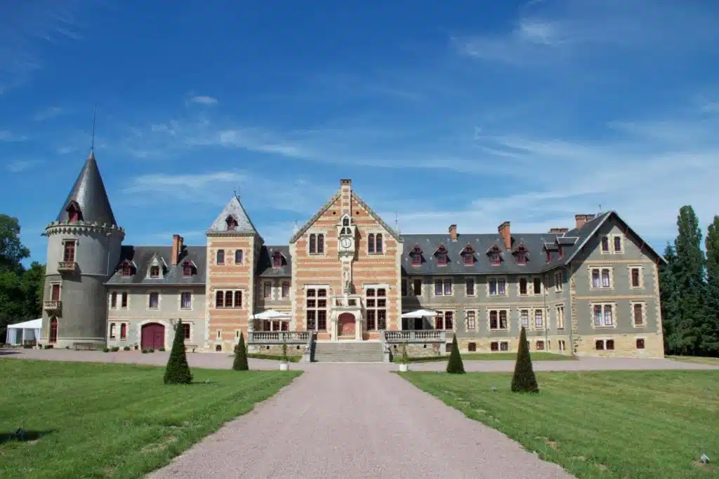 Vue du château de Béguin