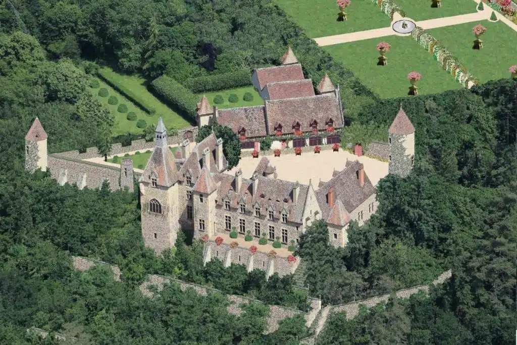 Extérieur du château de Peufeilhoux
