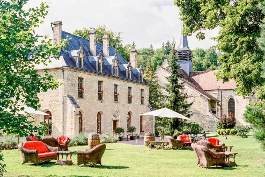 Jardin de l'abbaye de la Bussière